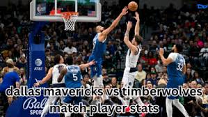 Timberwolves vs Dallas Mavericks: Match Player Stats